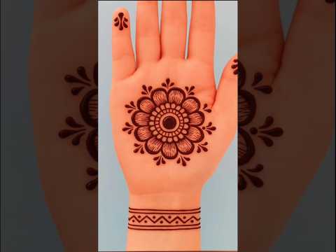 Thumbnail for Easy tikki mehndi design 😍 #youtubeshorts #shortvideo #shortsfeed #shorts #eidmehndi #tikki #new - video