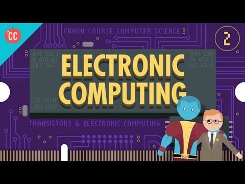 Thumbnail for Electronic Computing: Crash Course Computer Science #2 - video