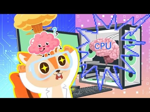 Thumbnail for Computer Science 101 | WHAT?? Computers have a brain??? | Basics of Computer | Science for Kids - video