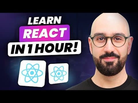 Thumbnail for React Tutorial for Beginners - video