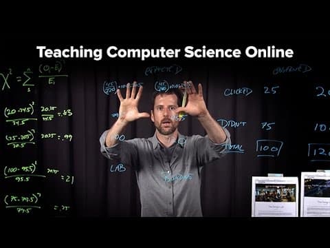 Thumbnail for Teaching Computer Science Online - video