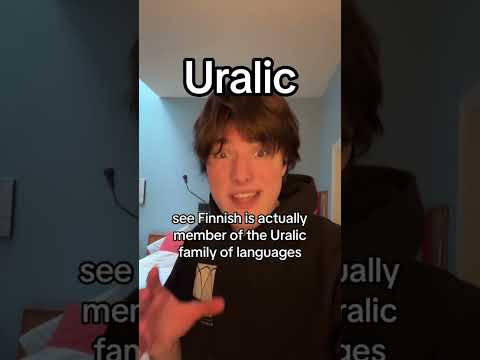Thumbnail for Finnish and Swedish aren't related? Let's learn about the Uralic languages! #language #finland - video
