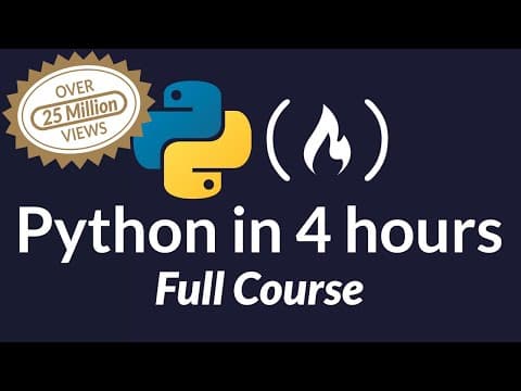Thumbnail for Learn Python - Full Course for Beginners [Tutorial] - video