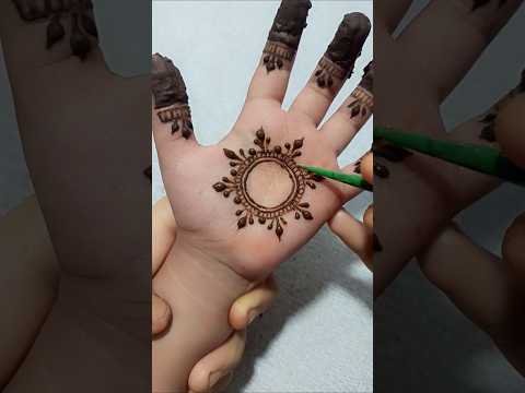 Thumbnail for kids hand simple mandala mehandi design 😍#kids #hand #simple #mandala #mehndi #design - video