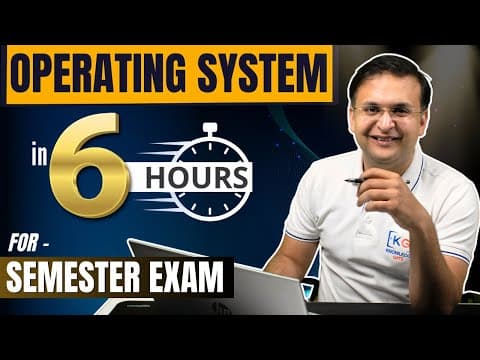 Thumbnail for Complete Operating System in one shot | Semester Exam | Hindi - video