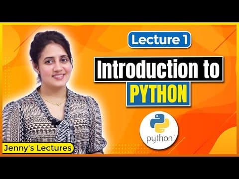 Thumbnail for Introduction to Python Programming | Python for Beginners #lec1 - video