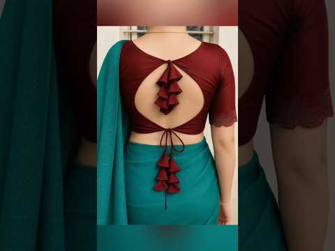 Thumbnail for beautiful blouse design for saree #blouse #trending #shorts #viral - video