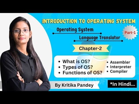 Thumbnail for What is Operating system and Language Translator | System software? full explanation in Hindi - video